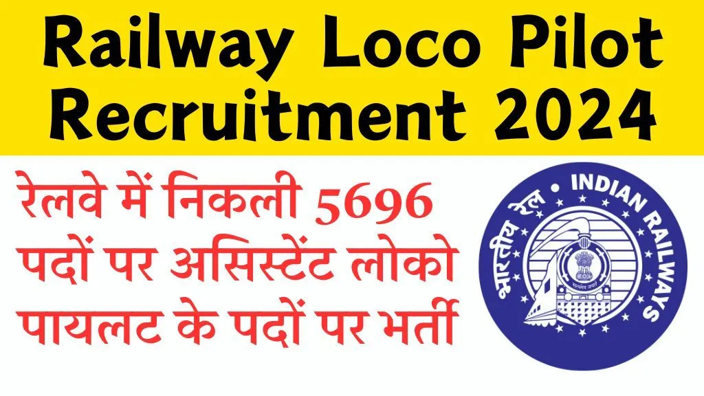 Railway Loco Pilot Recruitment 2024