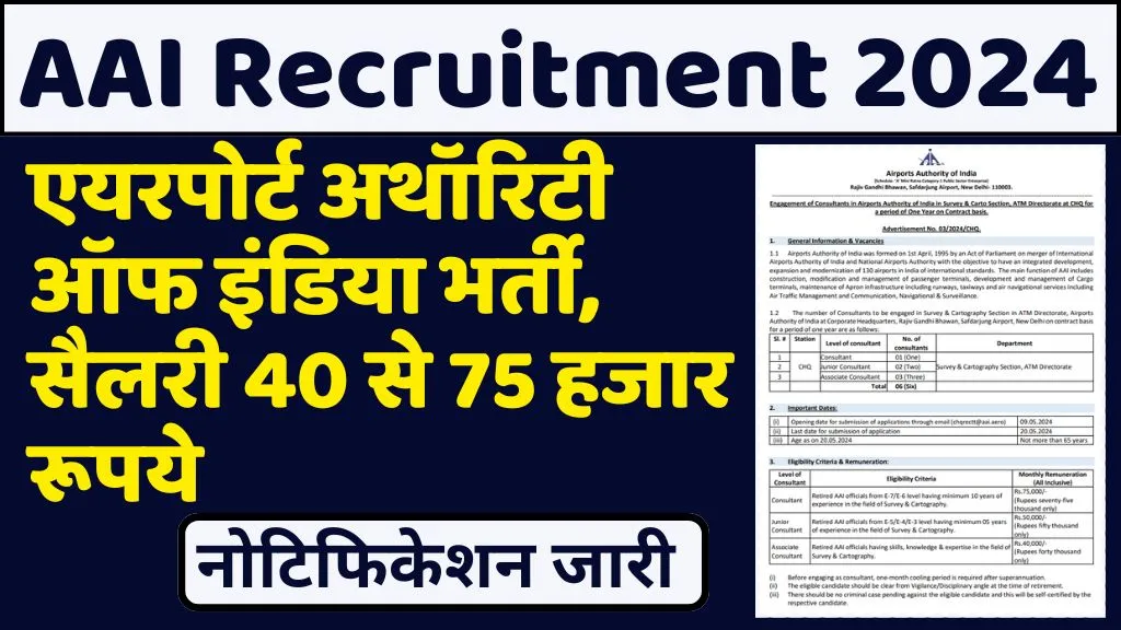 AAI Recruitment 2024