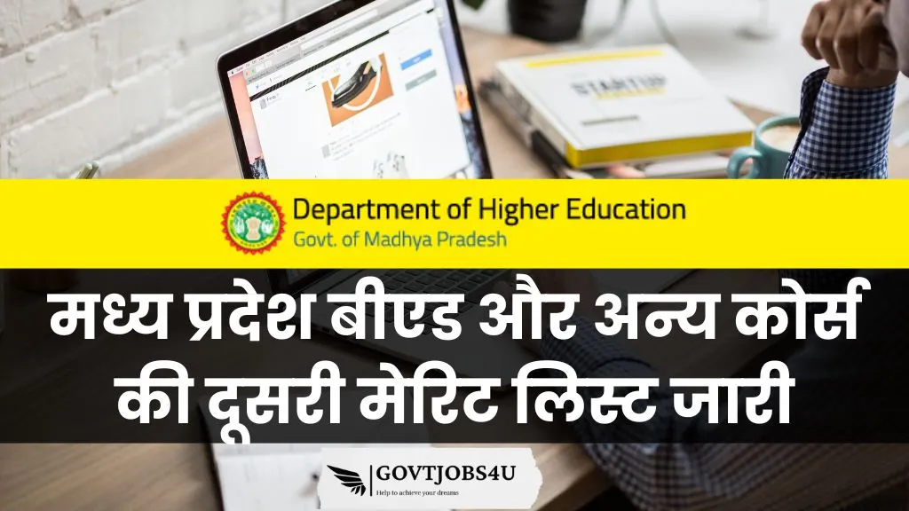 MP BEd 2nd Round Merit List 2024
