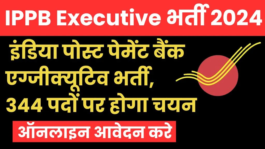 IPPB Executive Recruitment 2024
