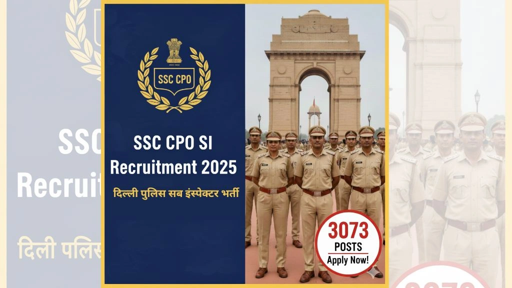 SSC CPO SI Recruitment 2025