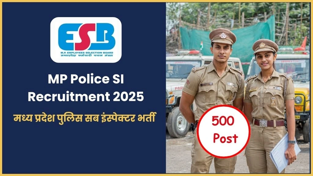 MP Police SI Recruitment 2025