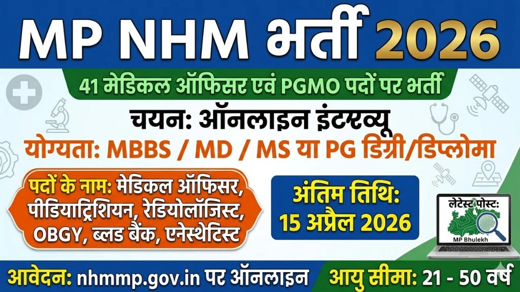 NHM MP Bharti 2026