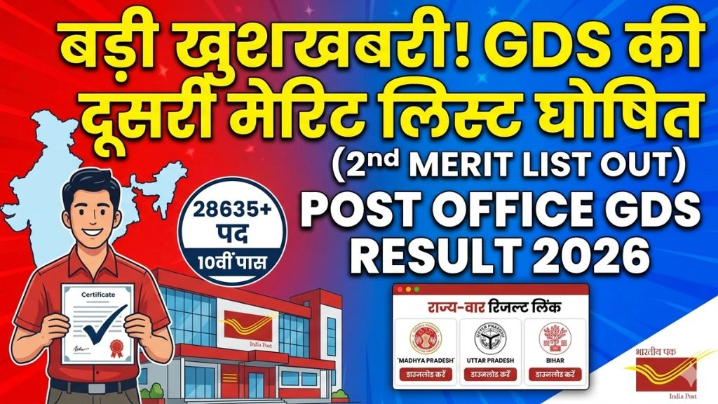 Post Office GDS 2nd Merit List 2026