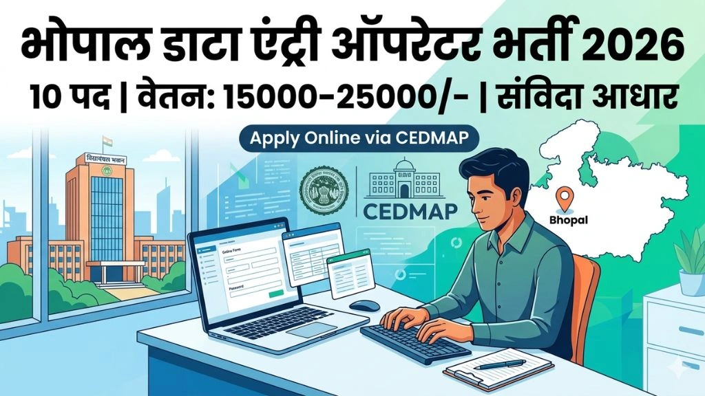 Bhopal Data Entry Operator Recruitment 2026