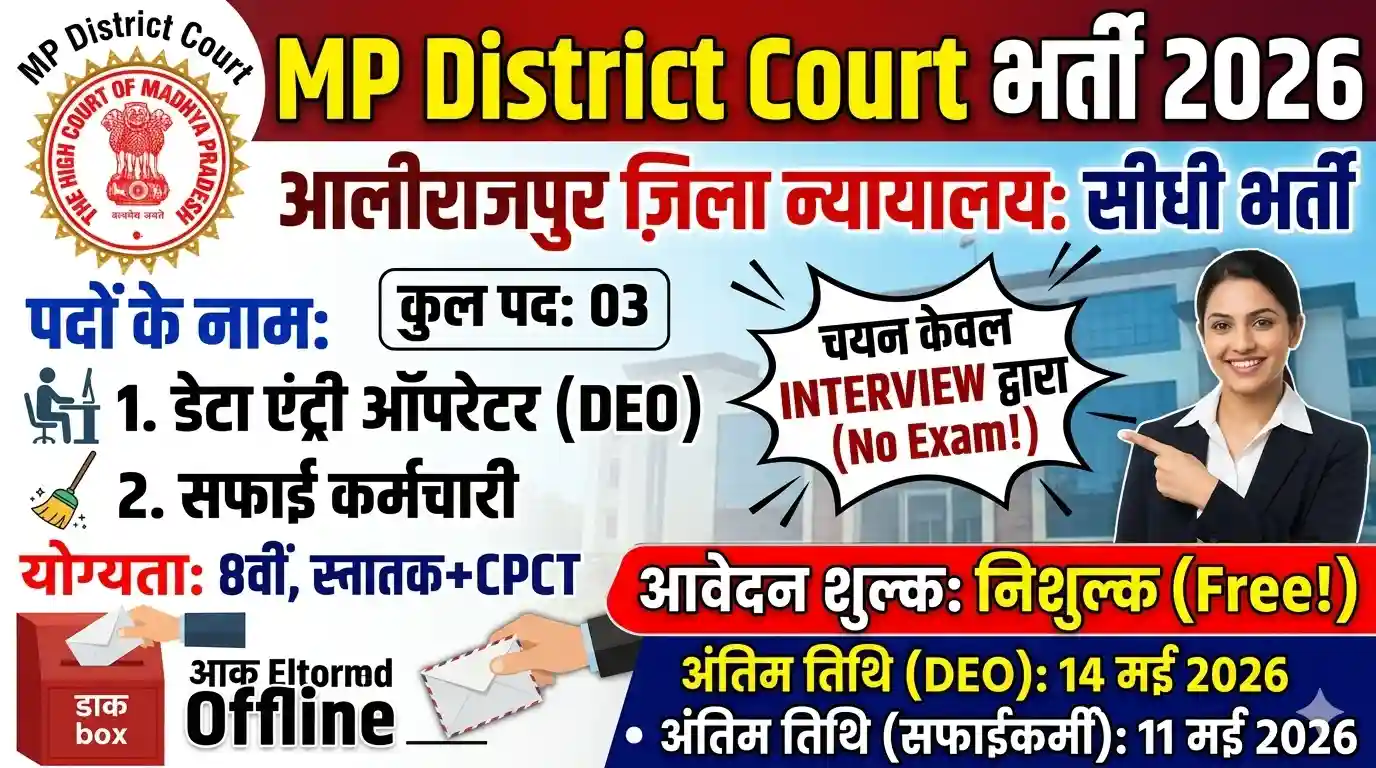 MP District Court Recruitment 2026