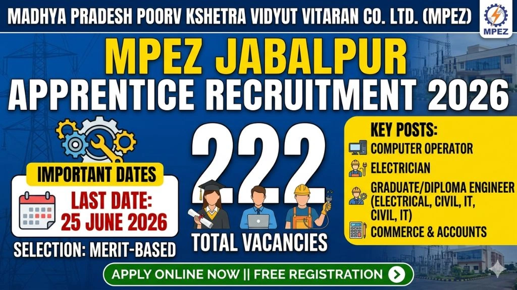 MPEZ Jabalpur Recruitment 2026