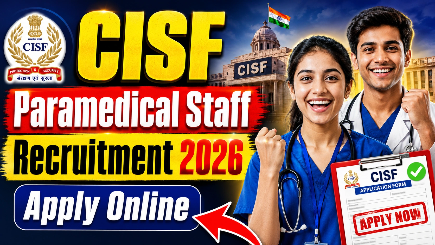 CISF Paramedical Staff Recruitment 2026