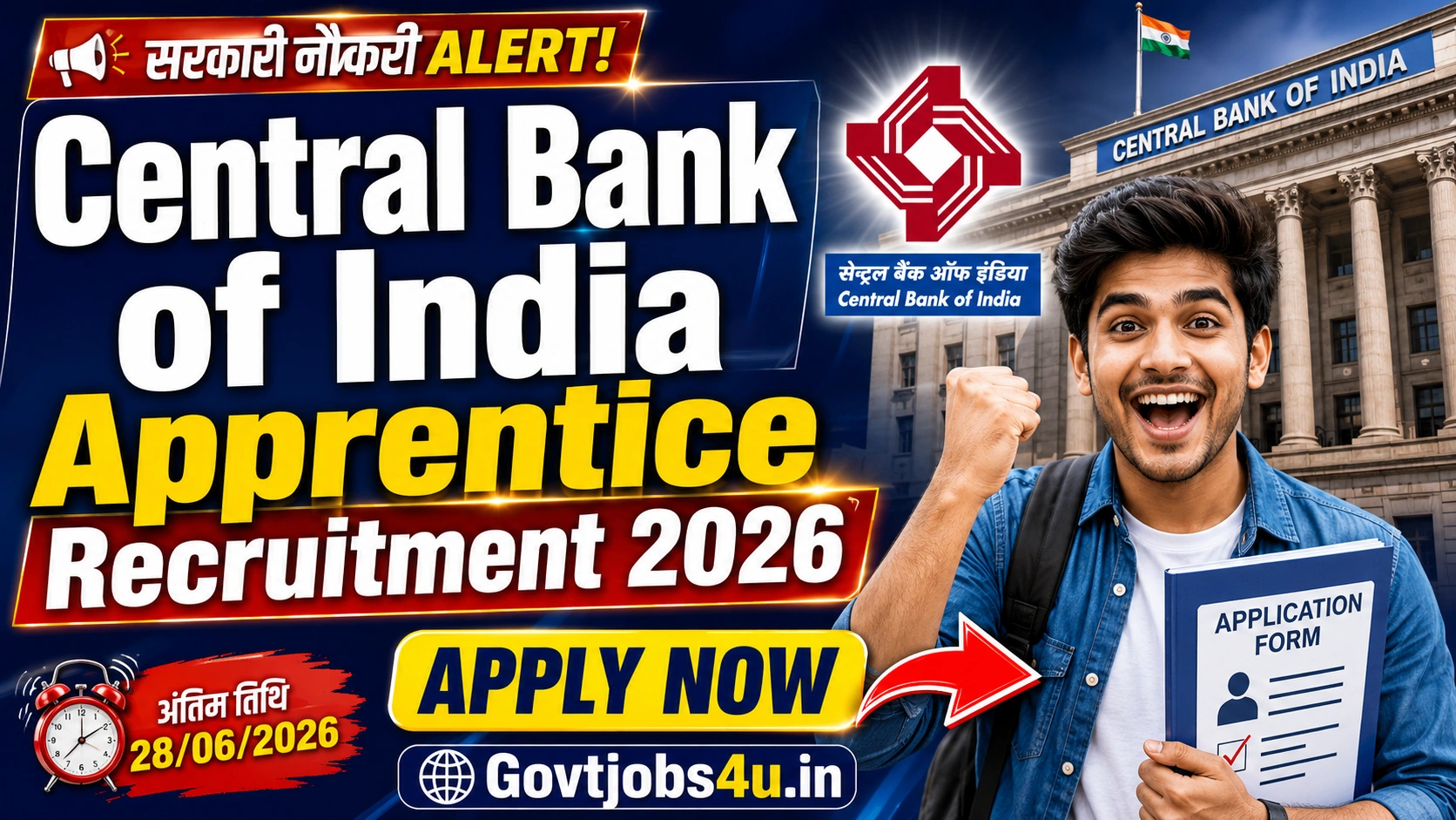 Central Bank of India Apprentice Recruitment 2026
