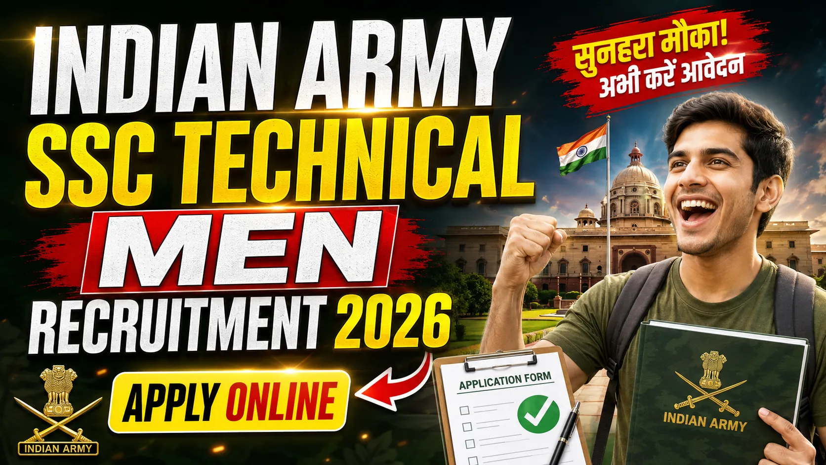 Indian Army SSC Technical Men Recruitment 2026