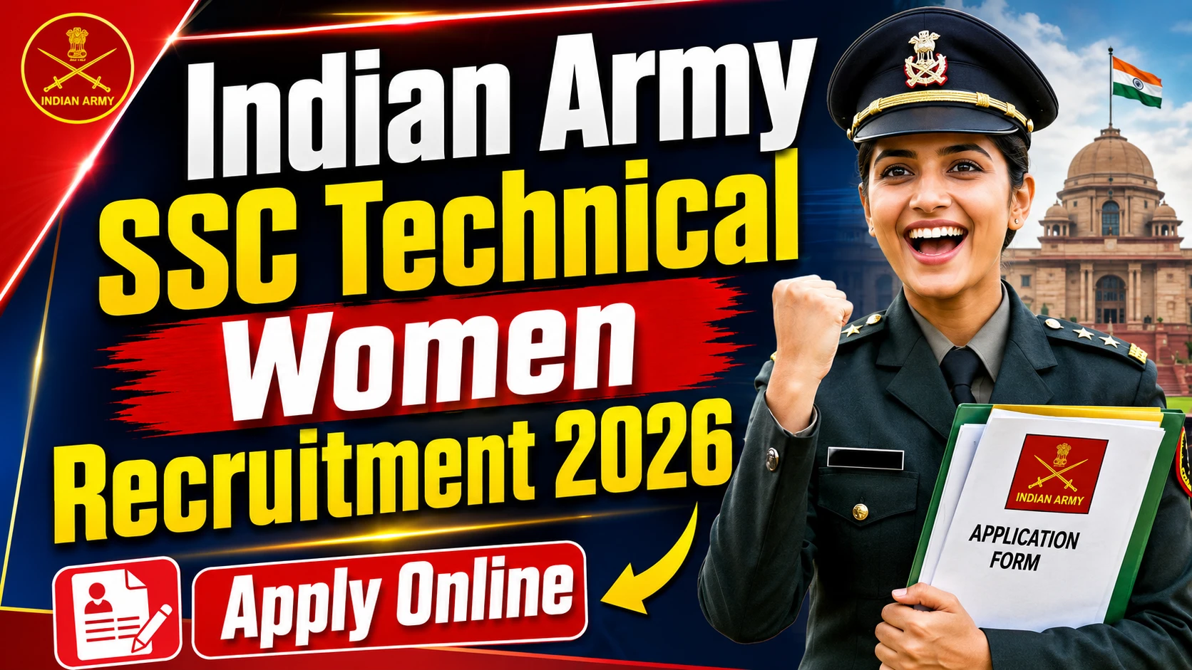 Indian Army SSC Technical Women Recruitment 2026