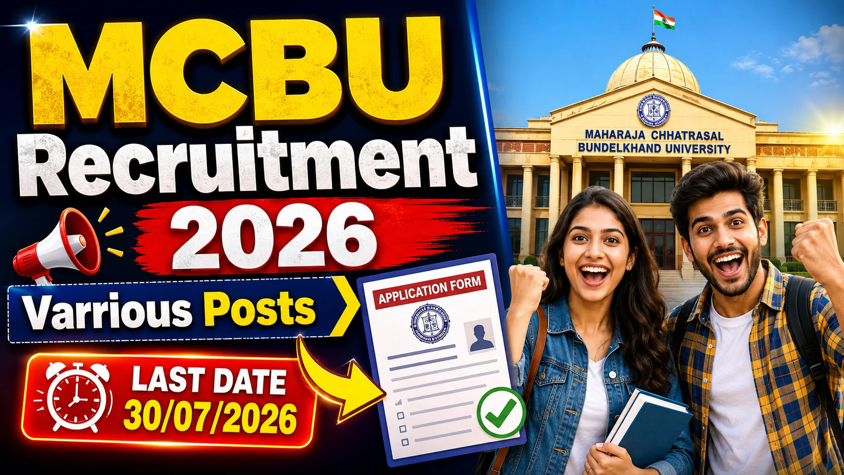 MCBU Recruitment 2026