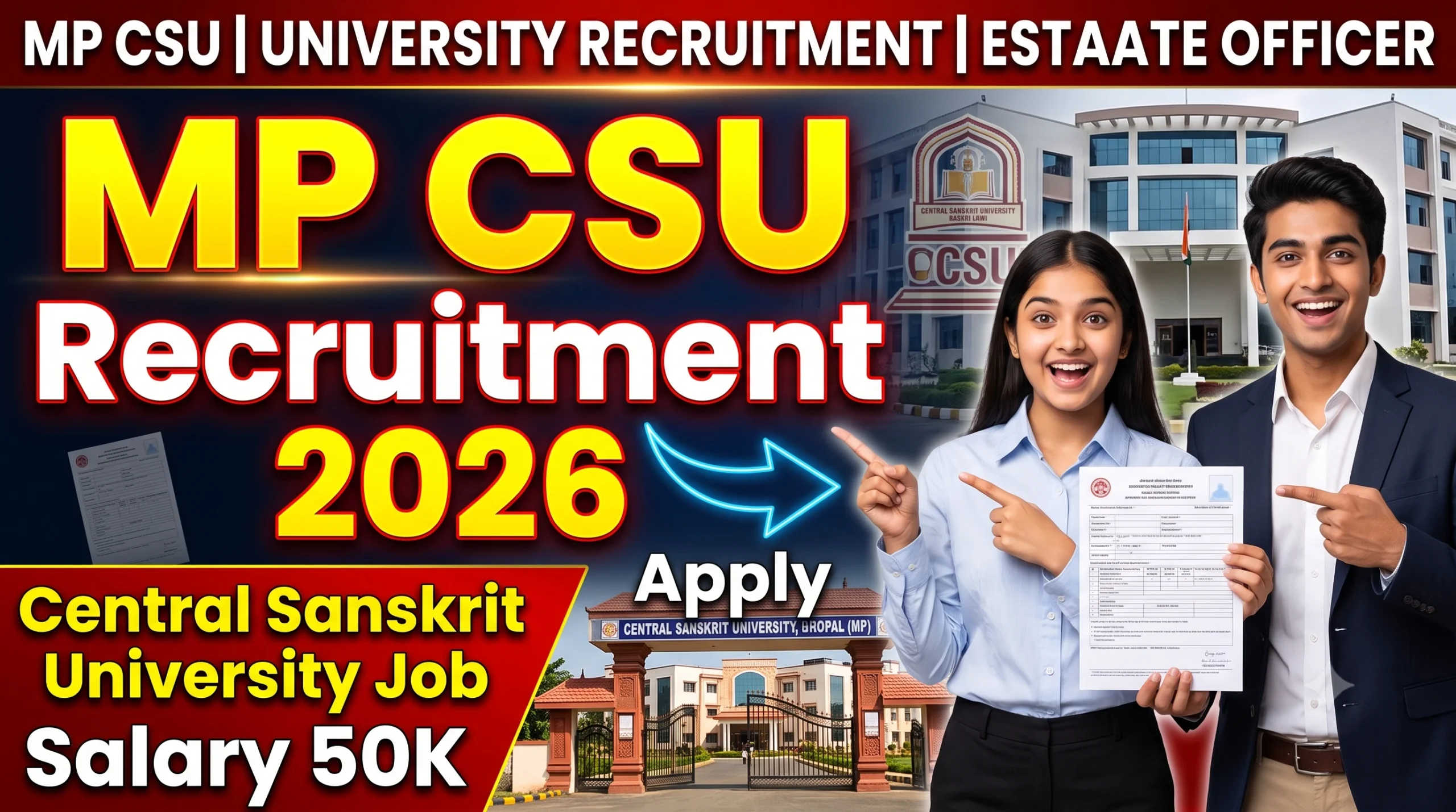 MP CSU Recruitment 2026