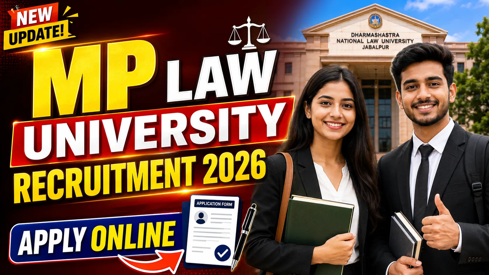 MP Law University Recruitment 2026