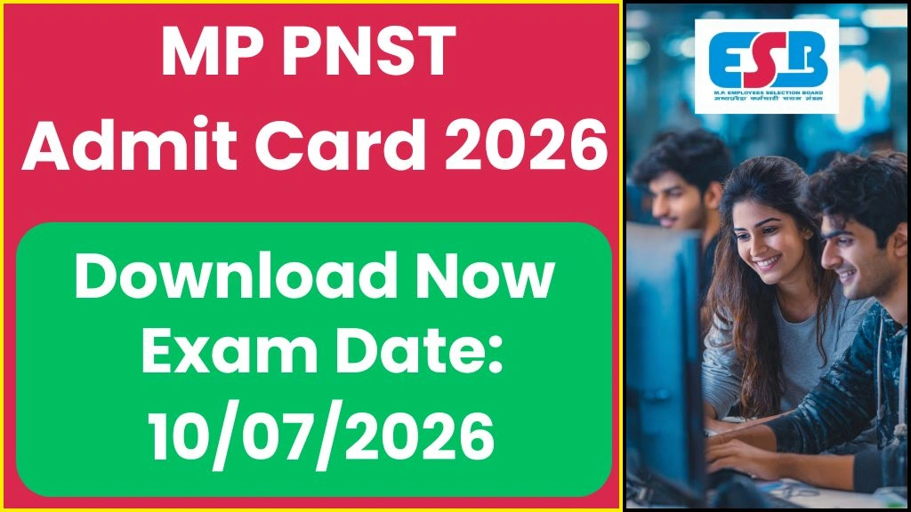 MP PNST Admit Card 2026