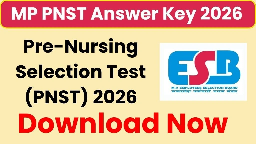 MP PNST Answer Key 2026