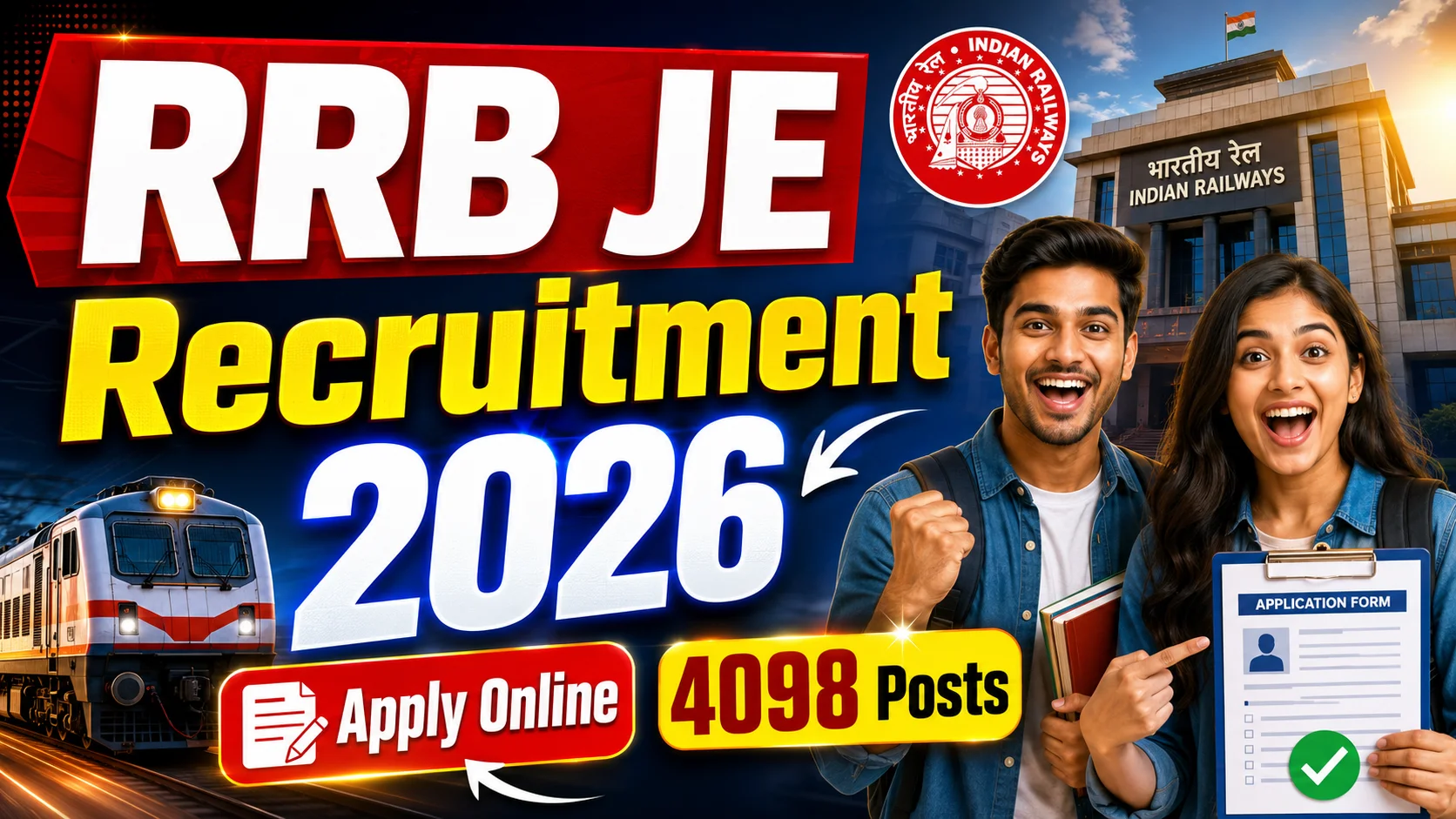 RRB JE Recruitment 2026