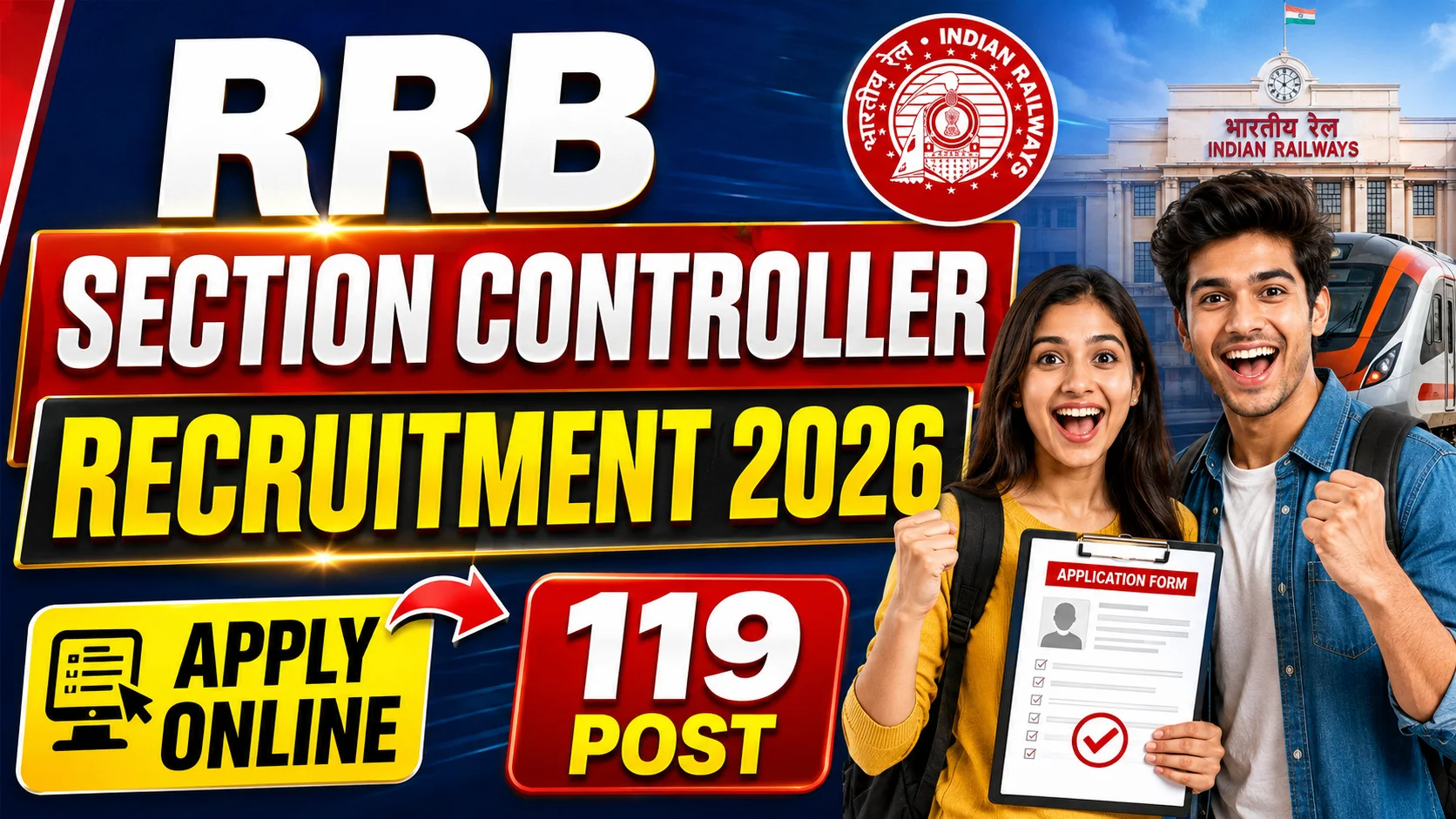 RRB Section Controller Recruitment 2026