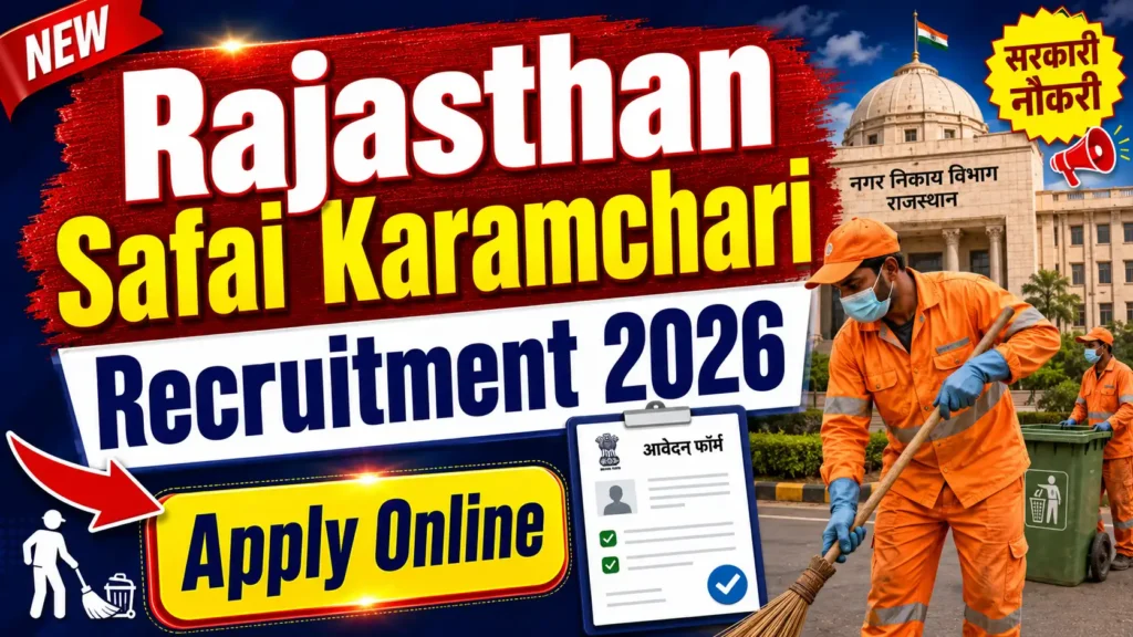 Rajasthan Safai Karamchari Recruitment 2026