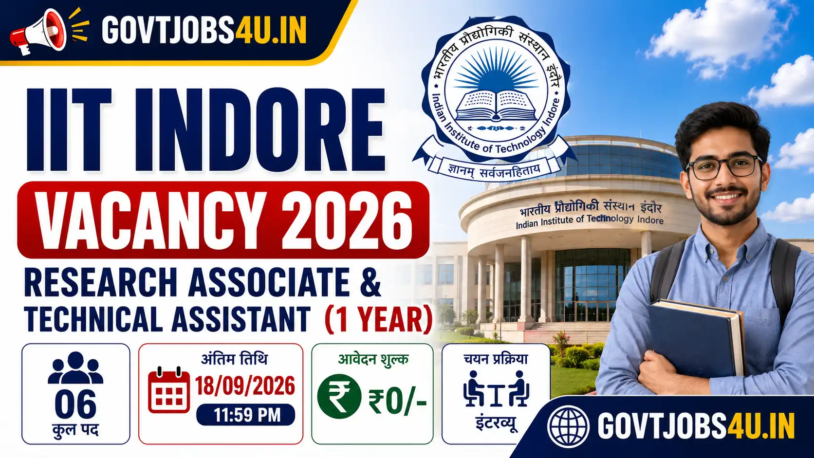IIT Indore Vacancy 2026