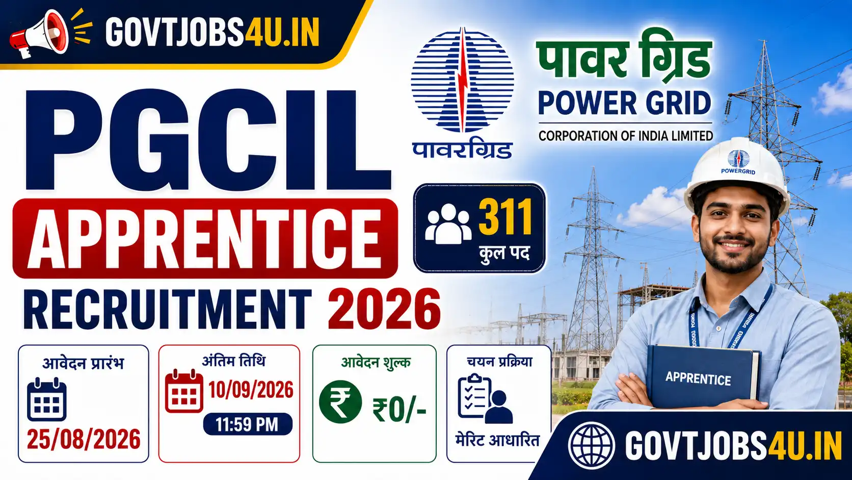 PGCIL Apprentice Recruitment 2026