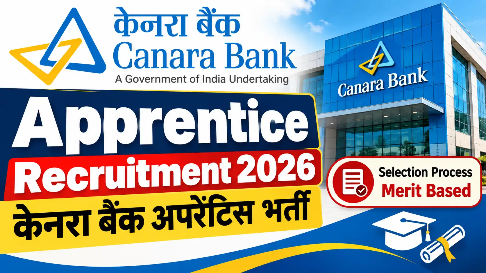 Canara Bank Apprentice Recruitment 2026