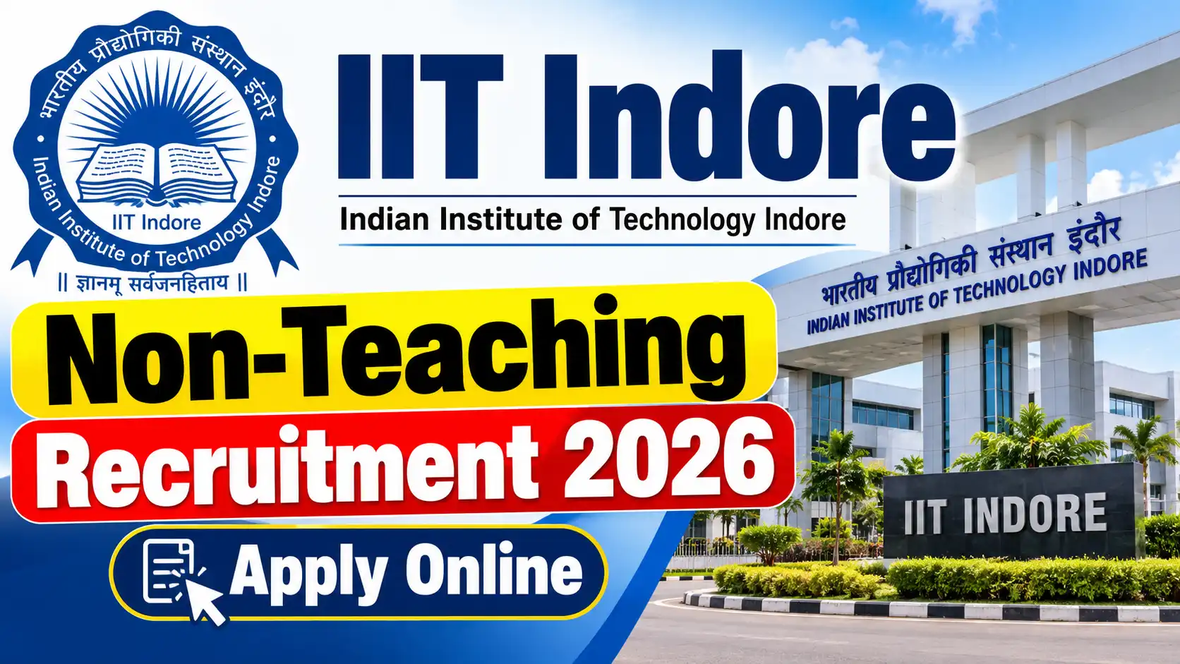 IIT Indore Non-Teaching Recruitment 2026