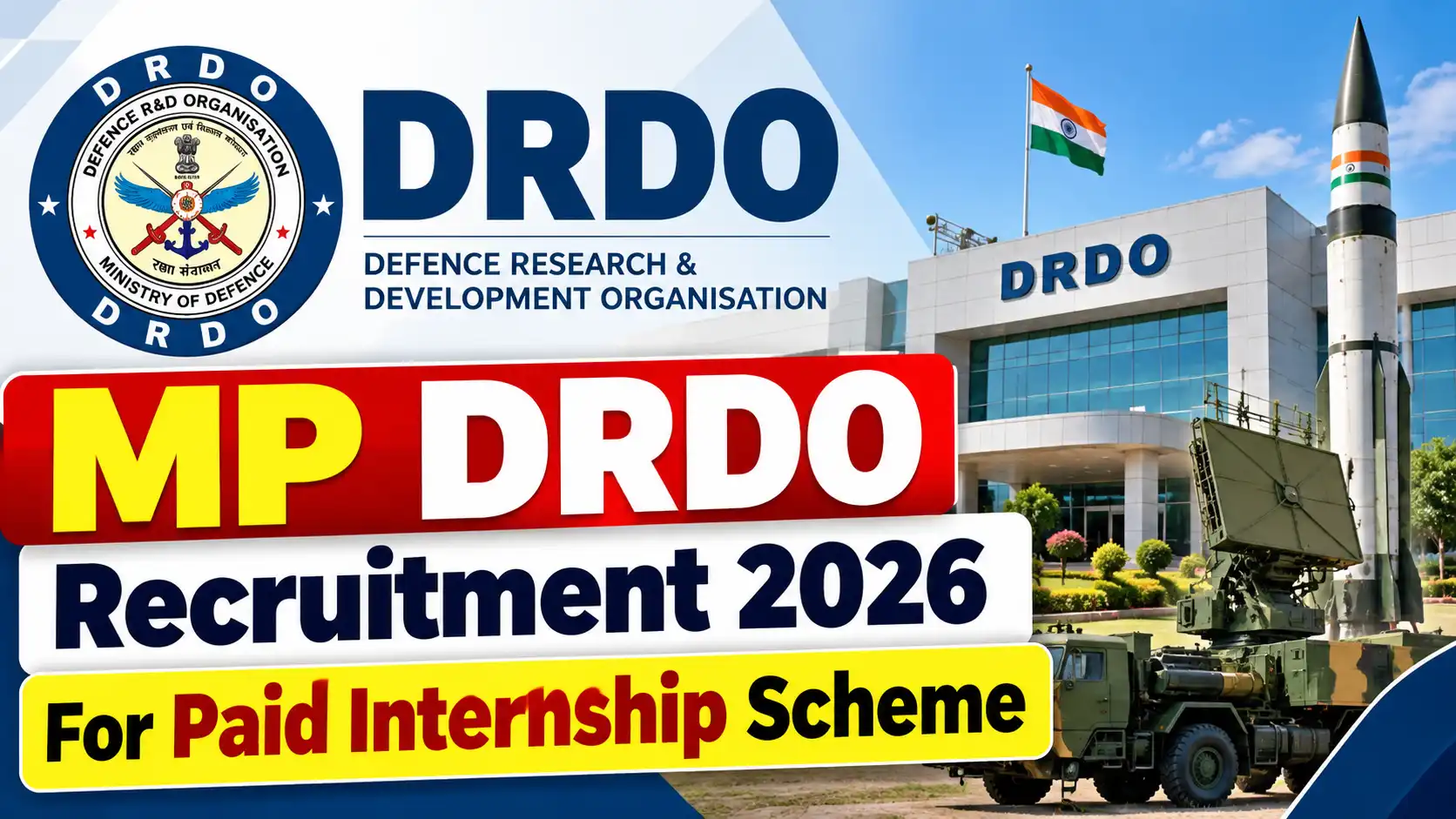 MP DRDO Recruitment 2026